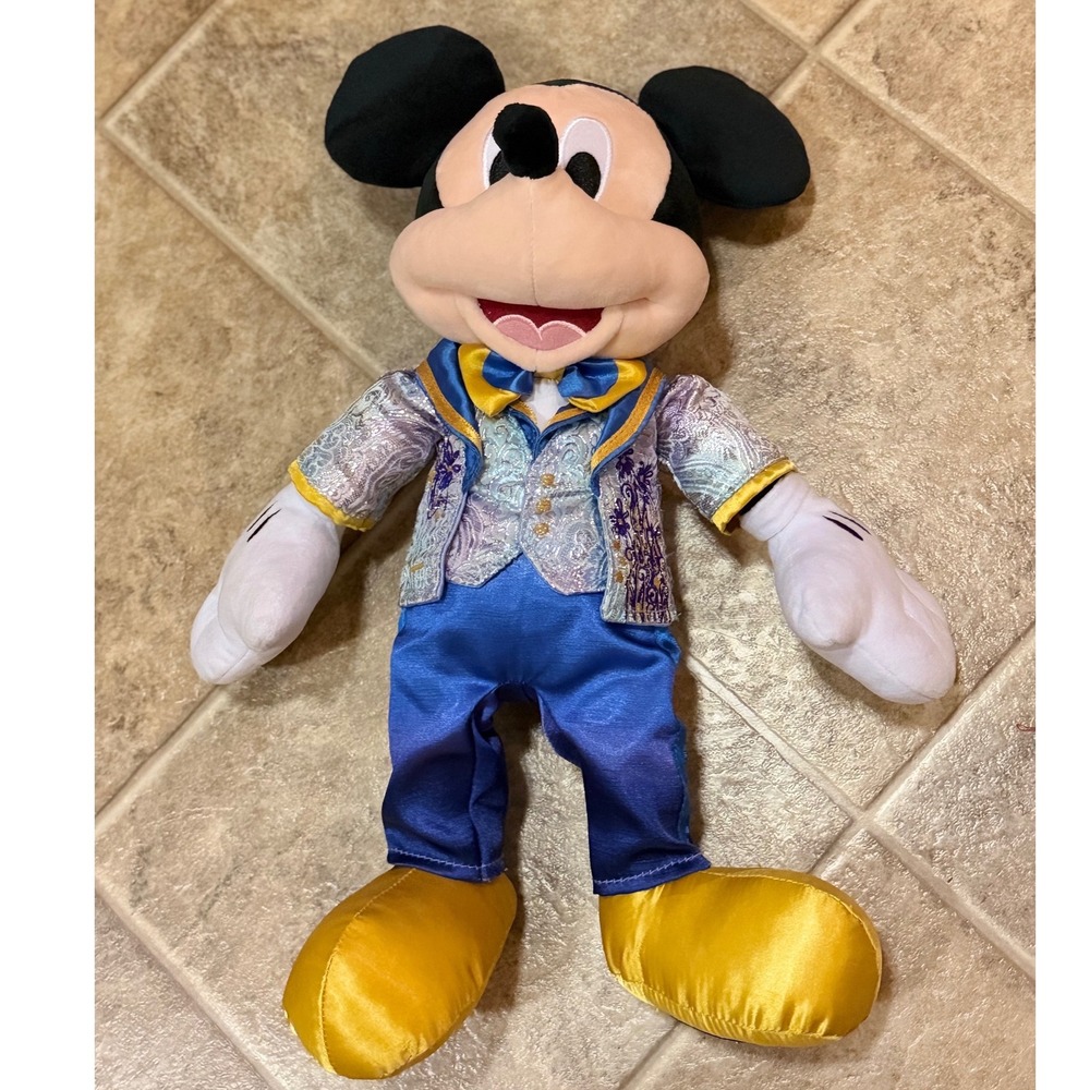 Disney Mickey Mouse Walt Disney World 50th Anniversary EARidescent Plush Toy - Picture 6 of 11